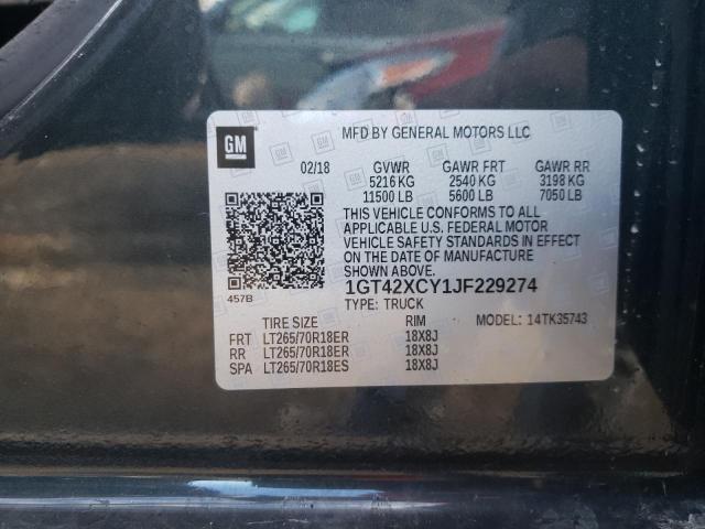 1GT42XCY1JF229274 GMC Sierra K3500 Slt