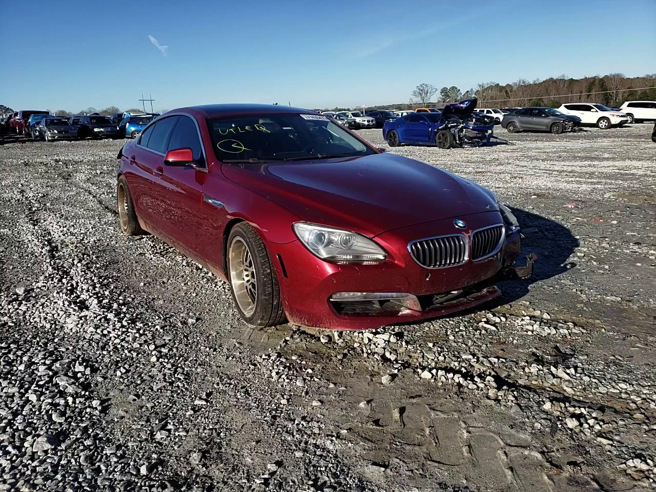 2013 BMW 640 I WBA6A0C50DDF14492