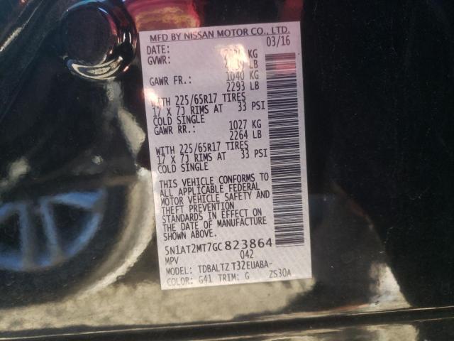 5N1AT2MT7GC823864 Nissan ROGUE S