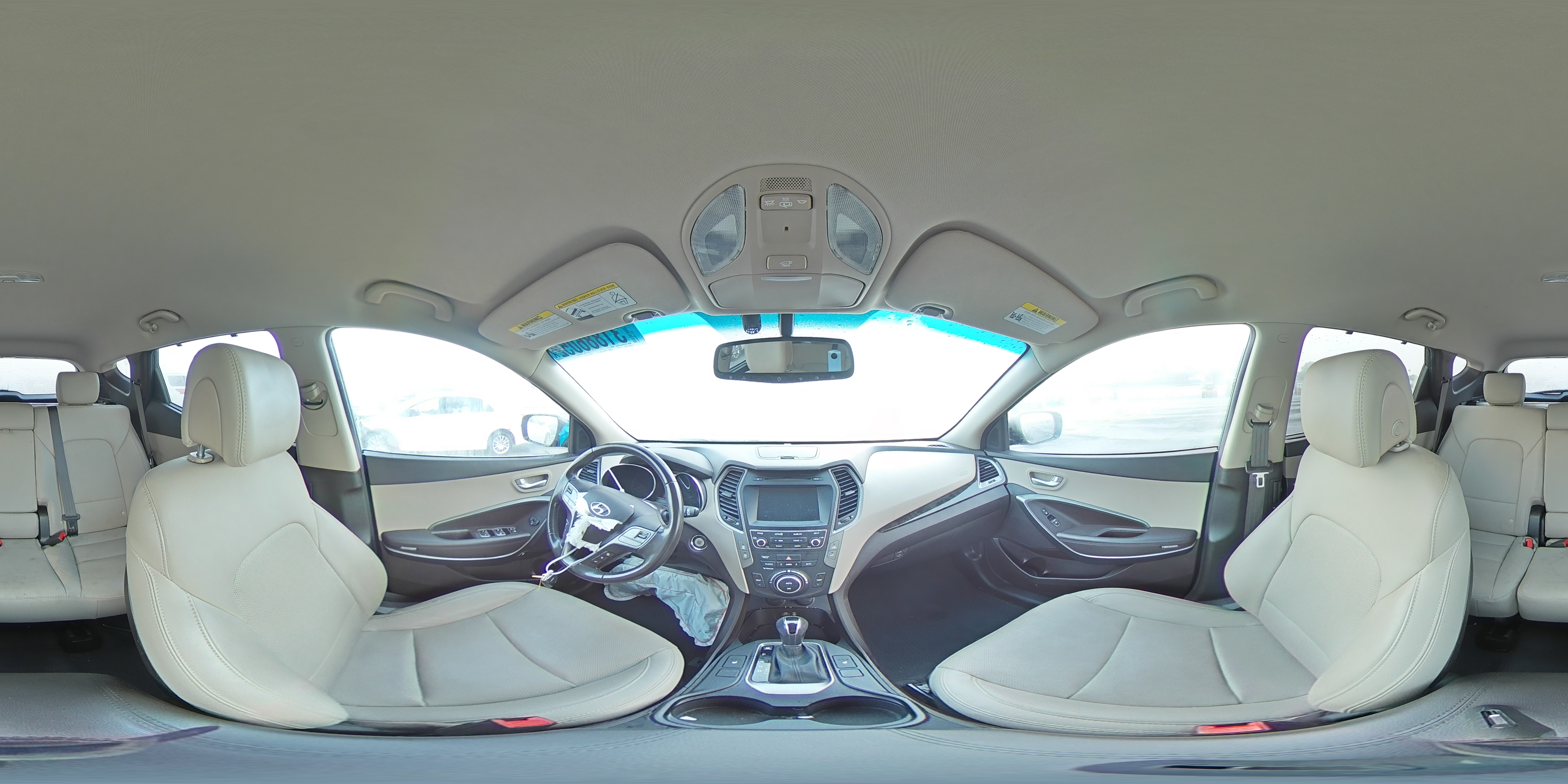 2017 HYUNDAI SANTA FE 5XYZU3LB8HG491627