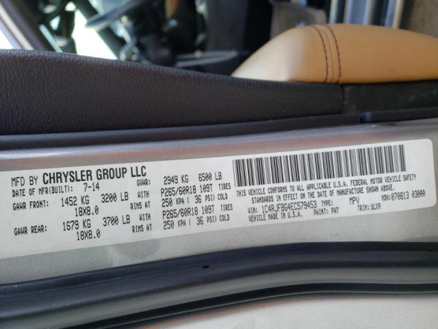 1C4SDJET1EC563070 Dodge Durango Citadel