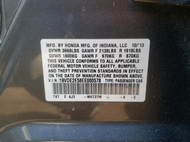 19VDE2E58EE000578 Acura Ilx 24 Premium