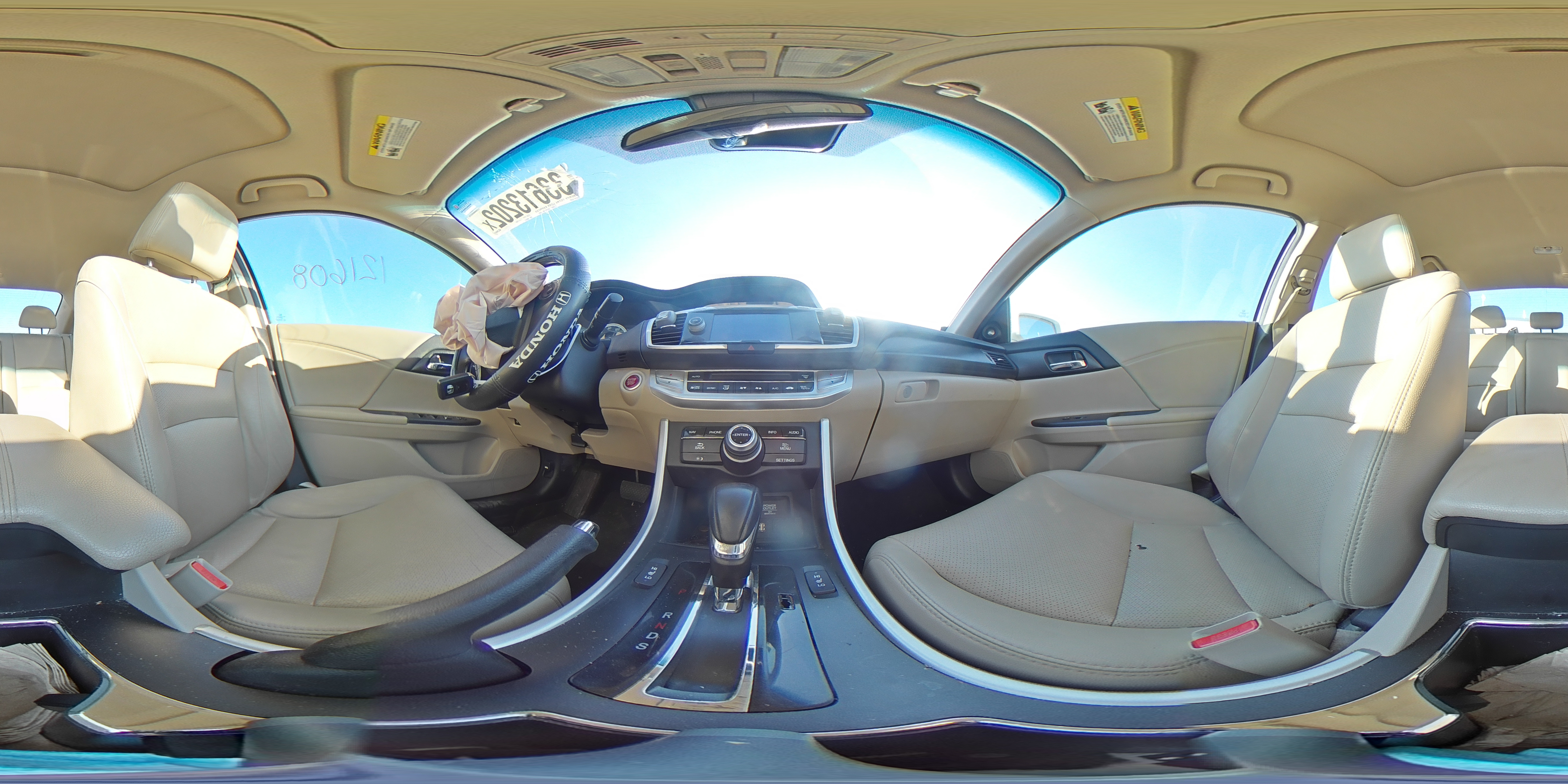 2014 HONDA ACCORD EXL - 1HGCR3F8XEA008241