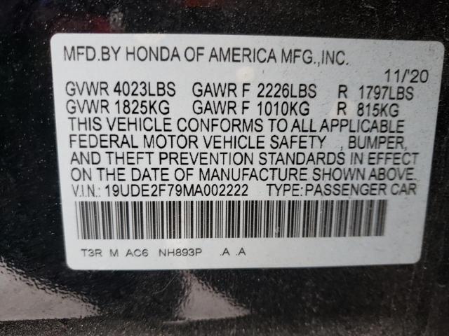 19UDE2F79MA002222 Acura Ilx Premium