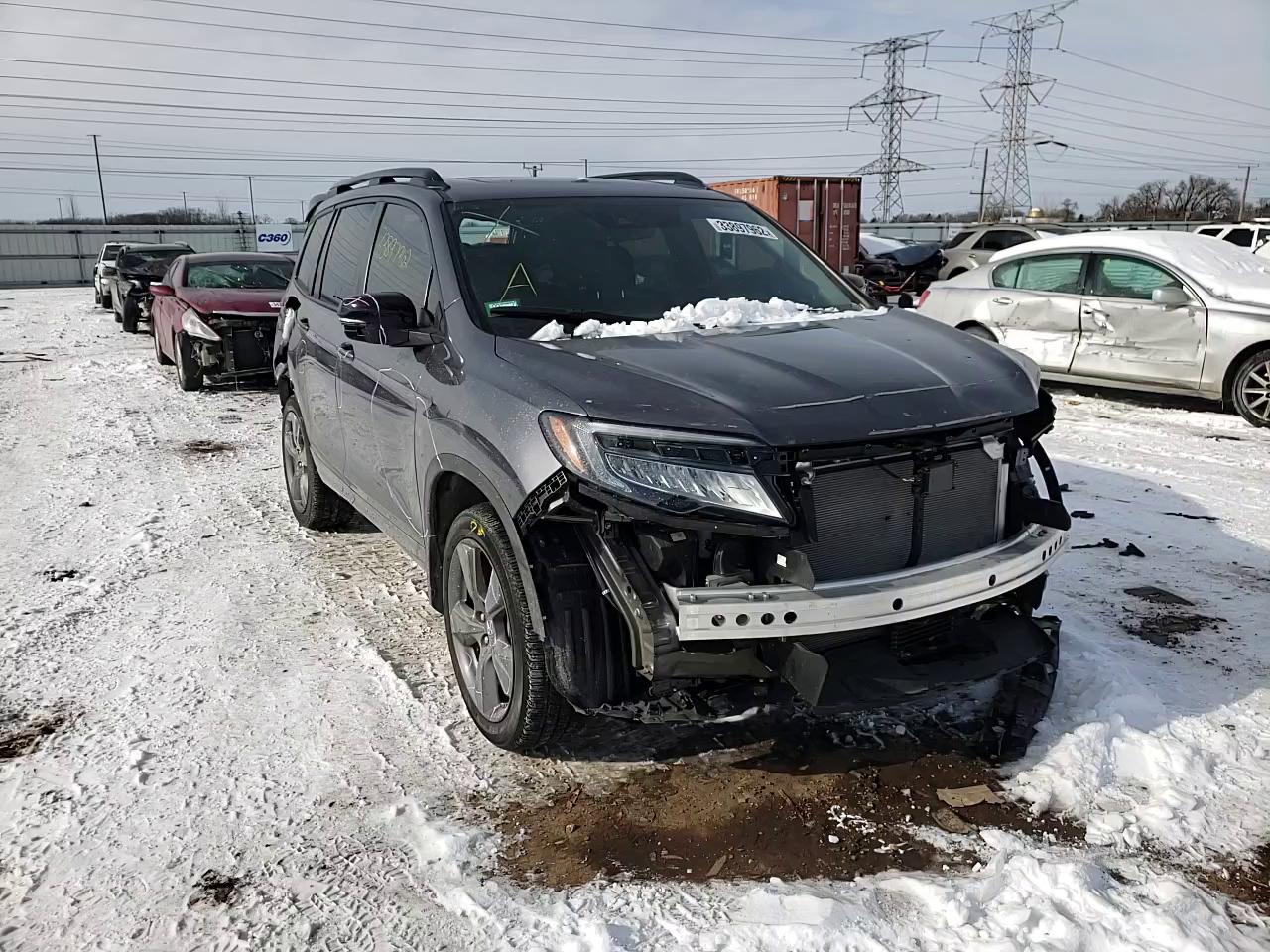2019 HONDA PASSPORT T 5FNYF8H91KB020717