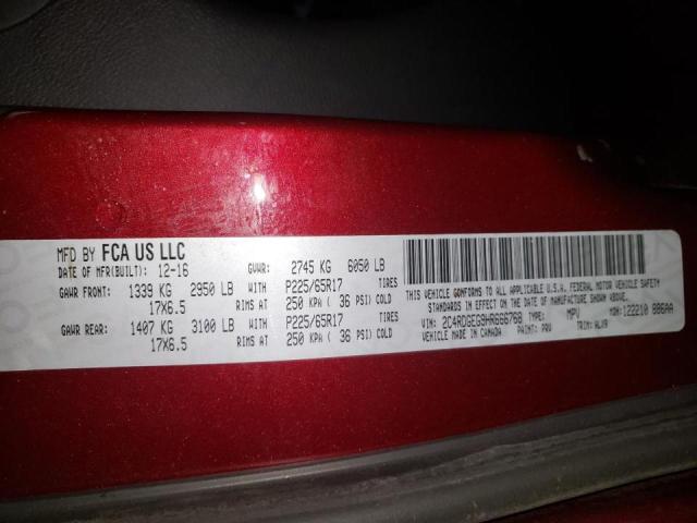 2C4RDGEG9HR666768 Dodge Grand Caravan Gt