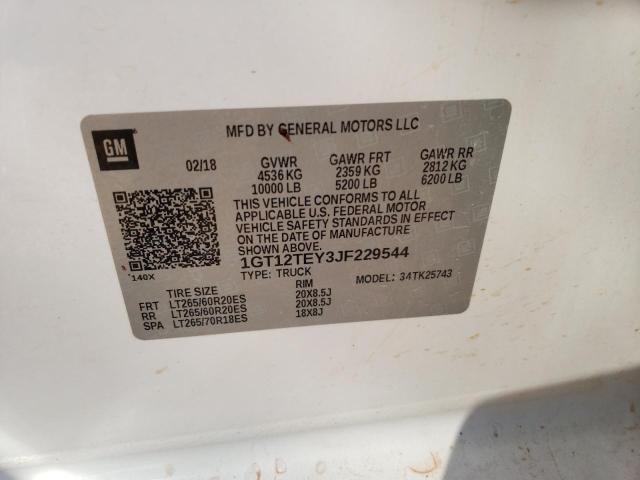 1GT12TEY3JF229544 GMC Sierra K2500 Slt