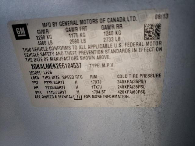 2GKALMEK2E6104537 GMC Terrain Sle