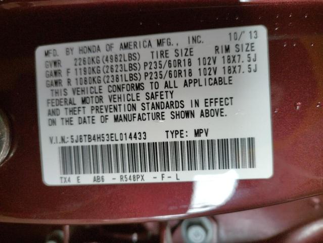 5J8TB4H53EL014433 Acura Rdx Technology