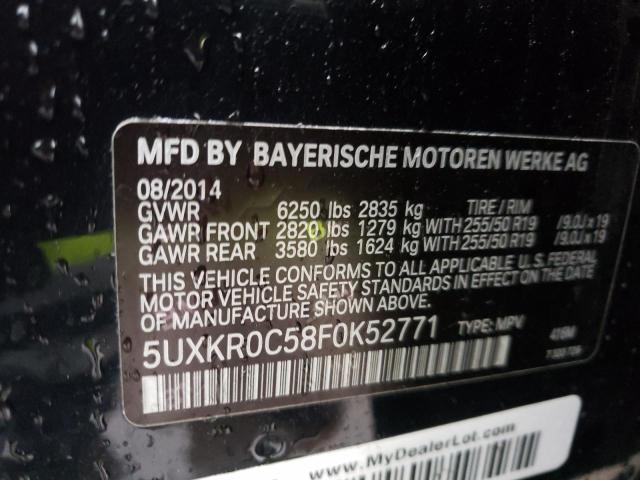 5UXKR0C58F0K52771 BMW X5 Xdrive35i