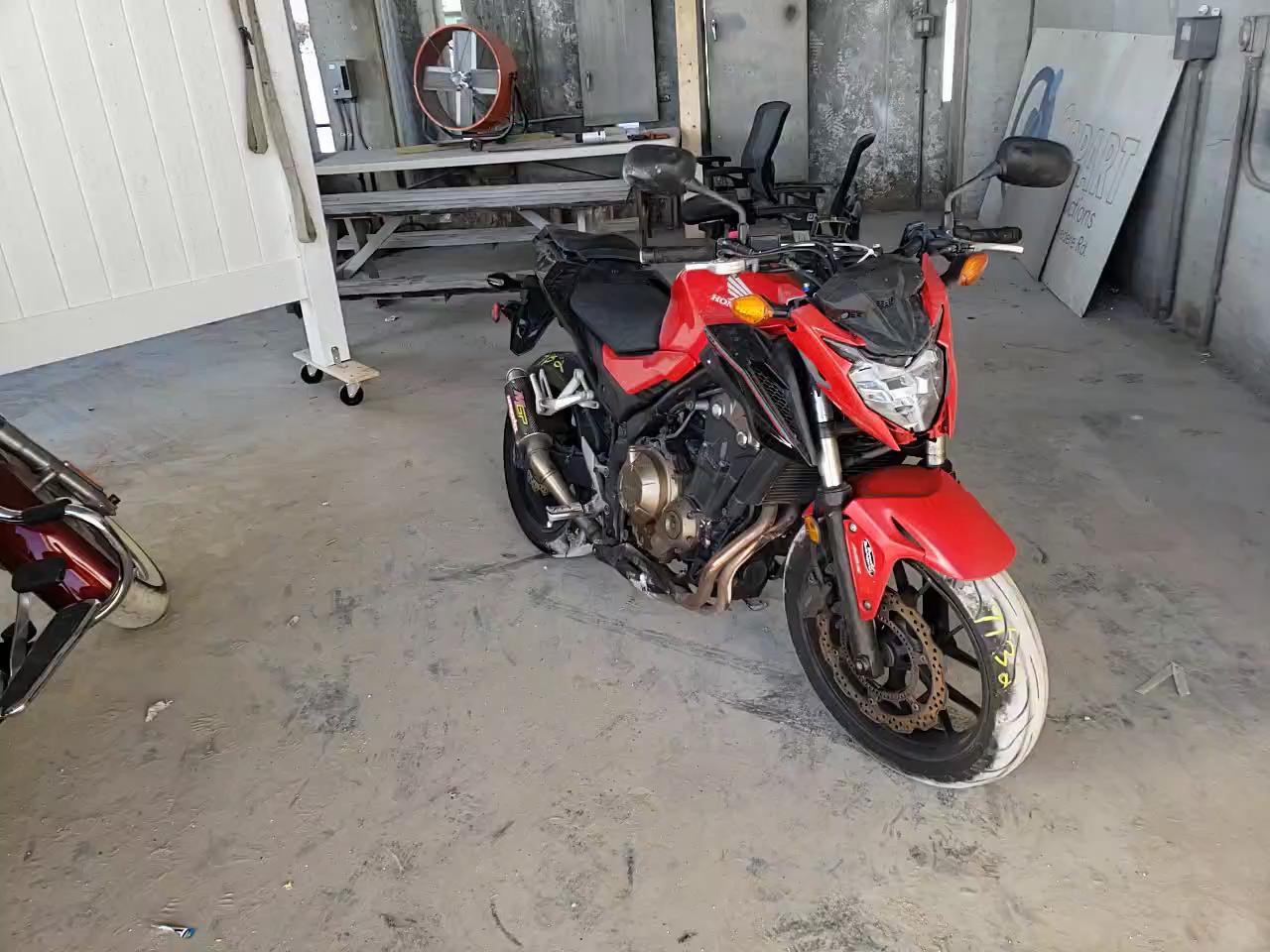 2017 HONDA CB500 FA - MLHPC4500H5400111