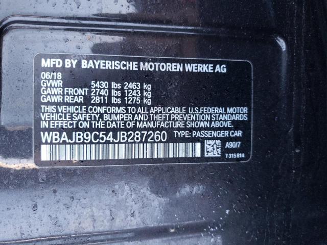WBAJB9C54JB287260 BMW M550xi