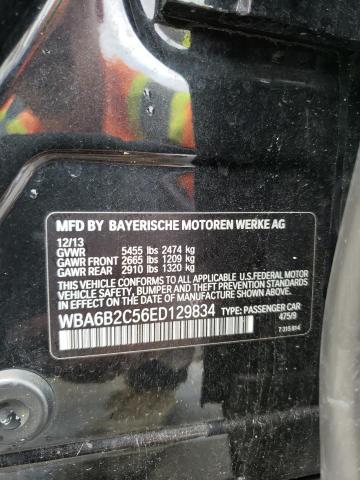WBA6B2C56ED129834 BMW 650 I Gran Coupe