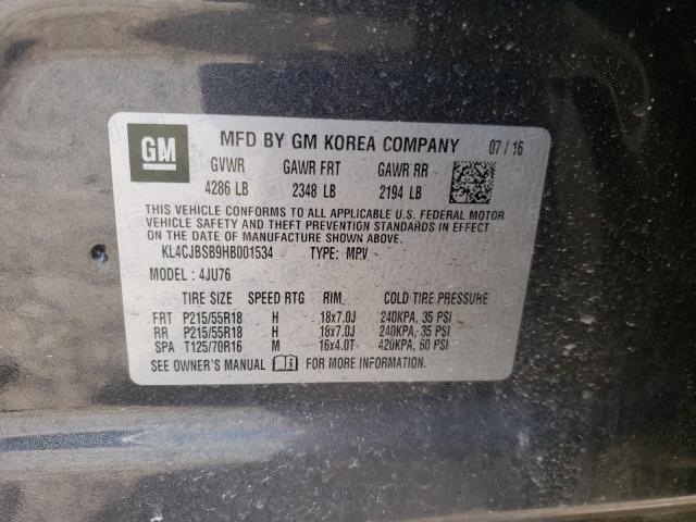 KL4CJBSB9HB001534 Buick Encore Preferred Ii