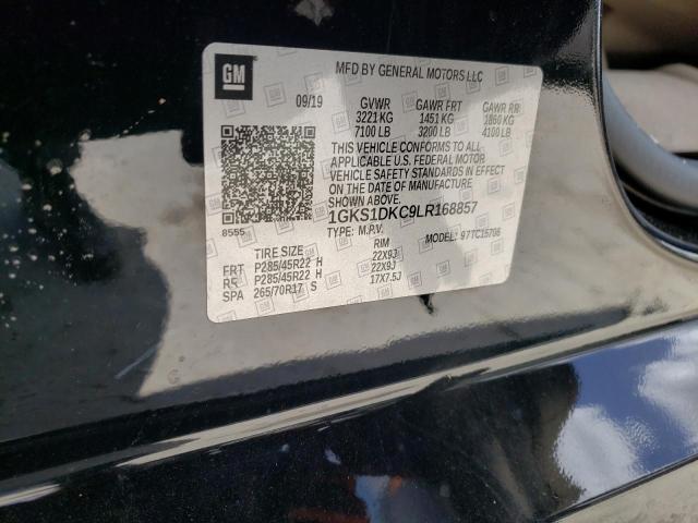 1GKS1DKC9LR168857 GMC YUKON SLT
