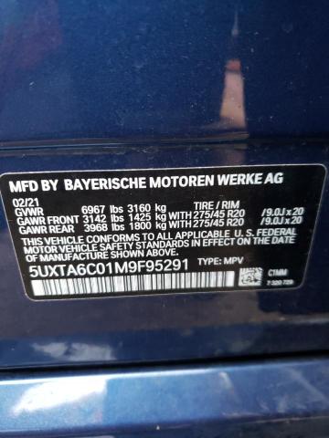 5UXTA6C01M9F95291 BMW X5 Xdrive45e