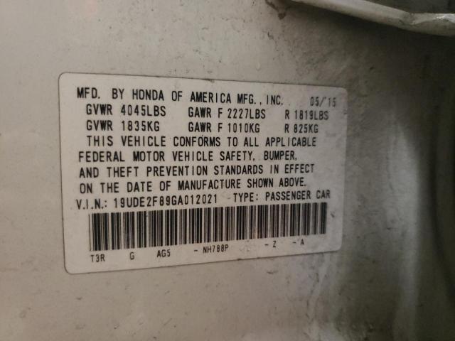 19UDE2F89GA012021 Acura Ilx Premium Tech