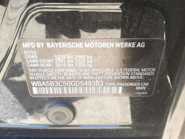 WBA5B3C50GD549383 BMW 535 XI