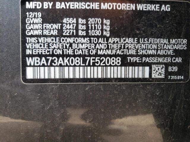 WBA73AK08L7F52088 BMW 228XI