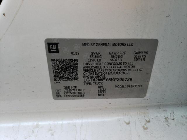 1GT42WEY5KF205729 GMC Sierra K3500 Denali