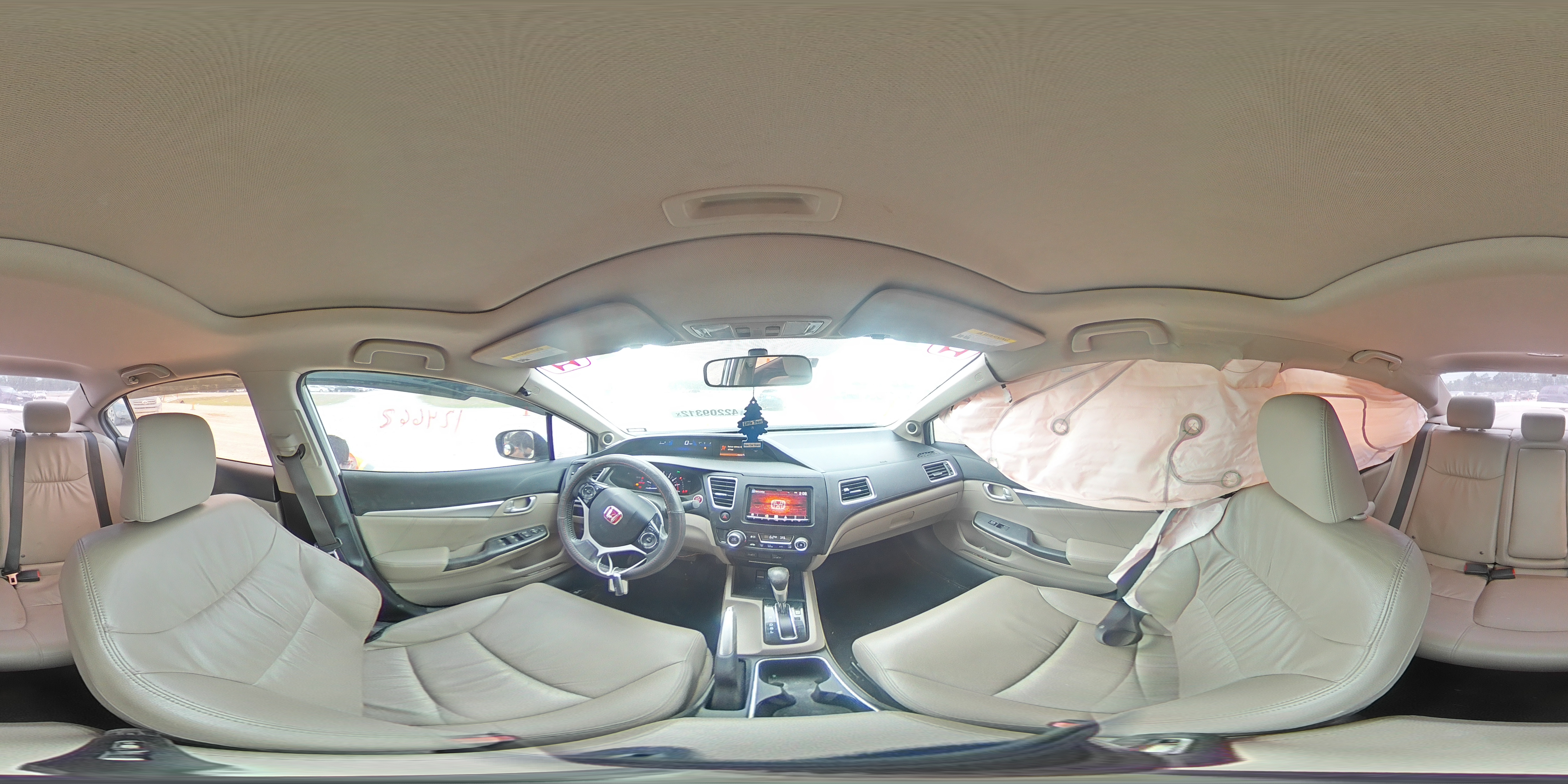 2015 HONDA CIVIC EXL 19XFB2F90FE093933
