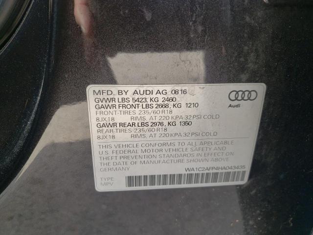 WA1C2AFP4HA043435 Audi Q5 PREMIUM