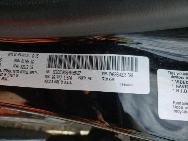 1C3CCCAG3FN759727 Chrysler 200 Limited