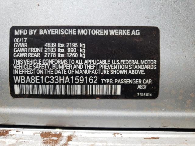 WBA8E1C33HA159162 BMW 330e