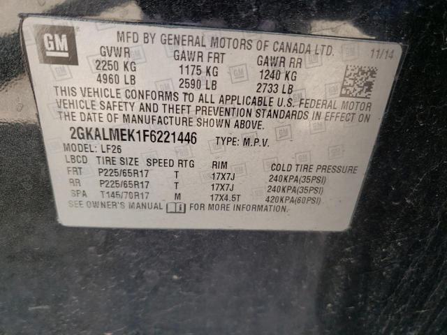 2GKALMEK1F6221446 GMC Terrain Sle