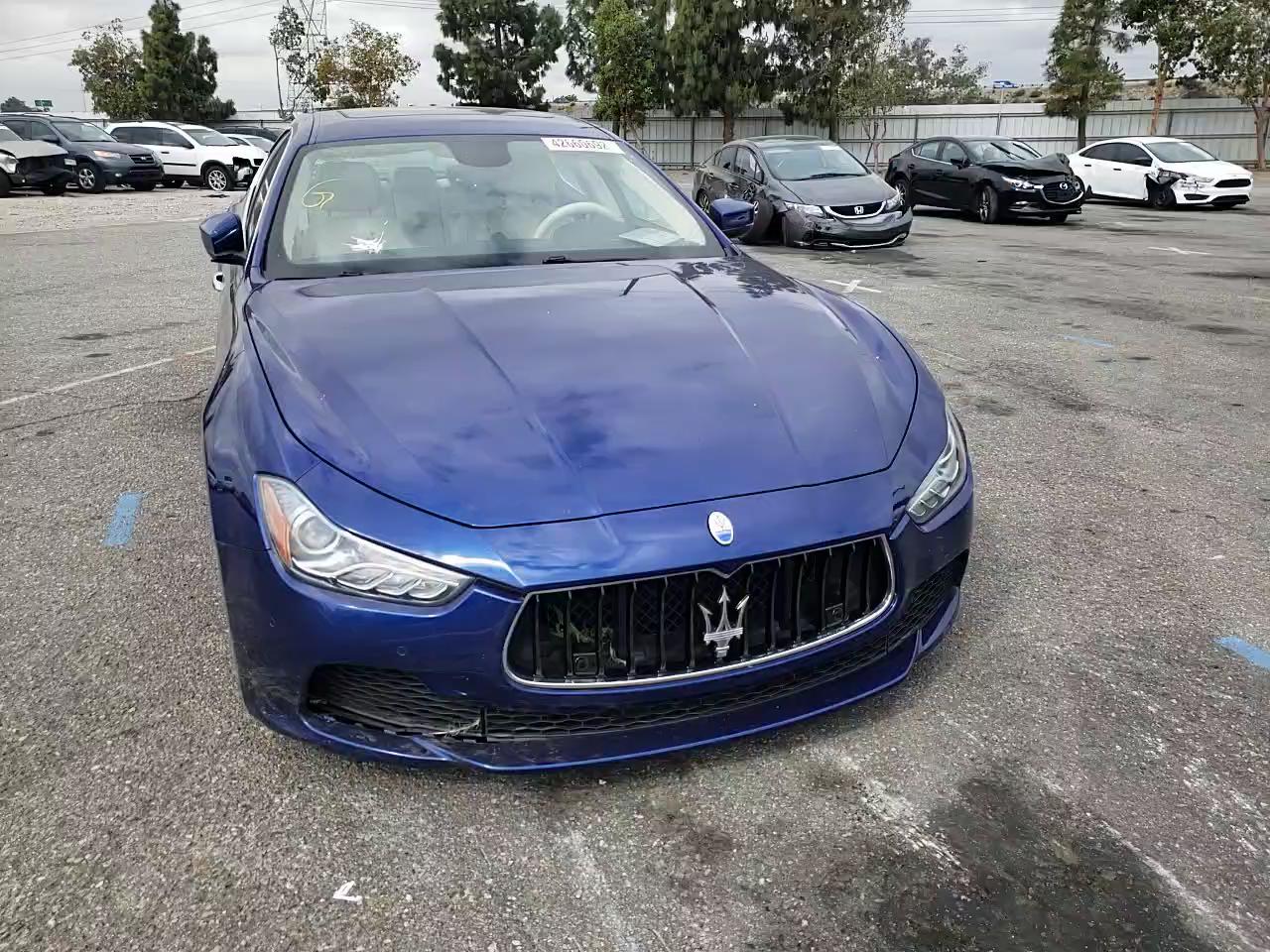 2017 MASERATI GHIBLI ZAM57XSAXH1223549