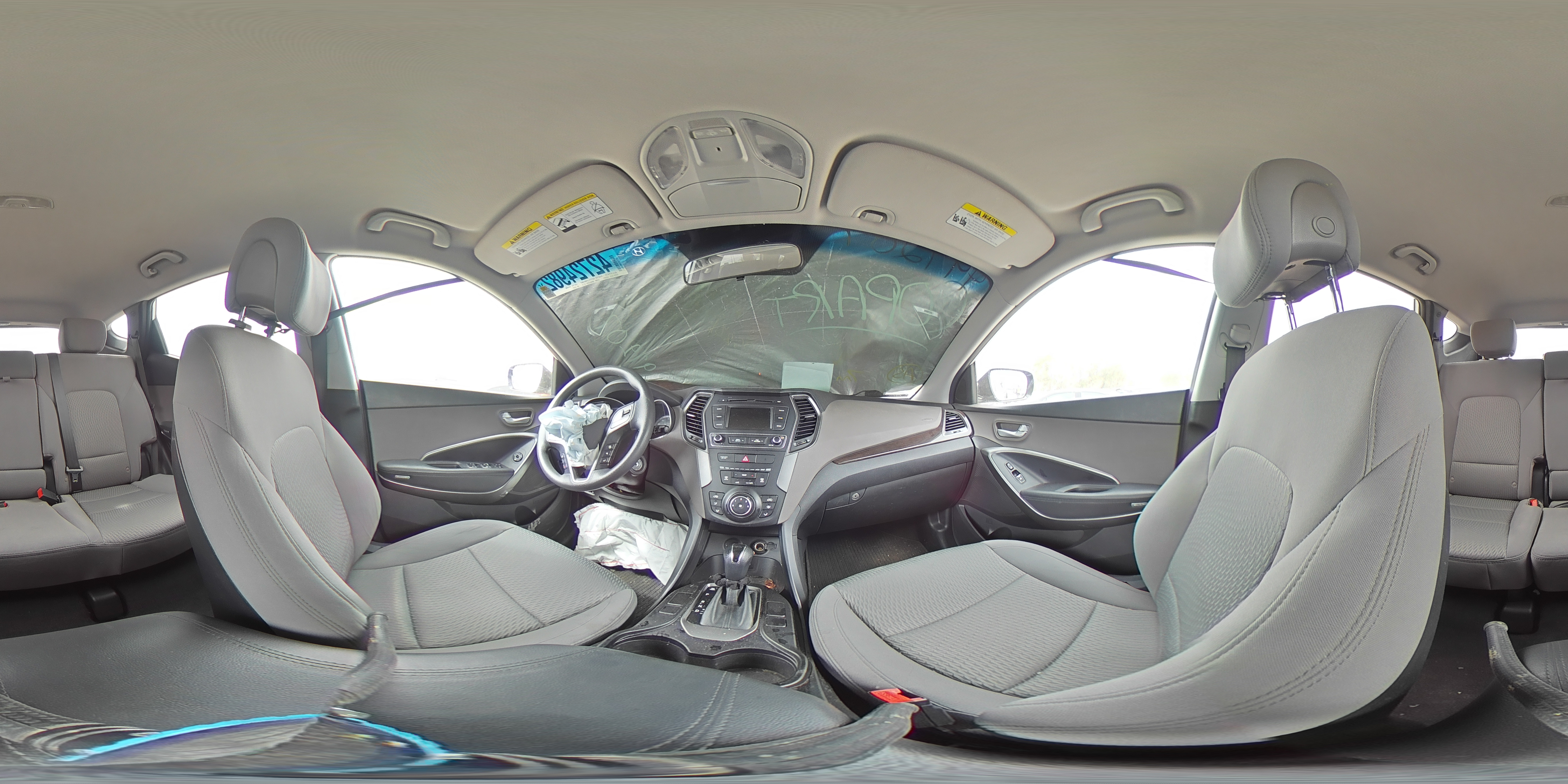 2017 HYUNDAI SANTA FE S 5XYZT3LB1HG497207