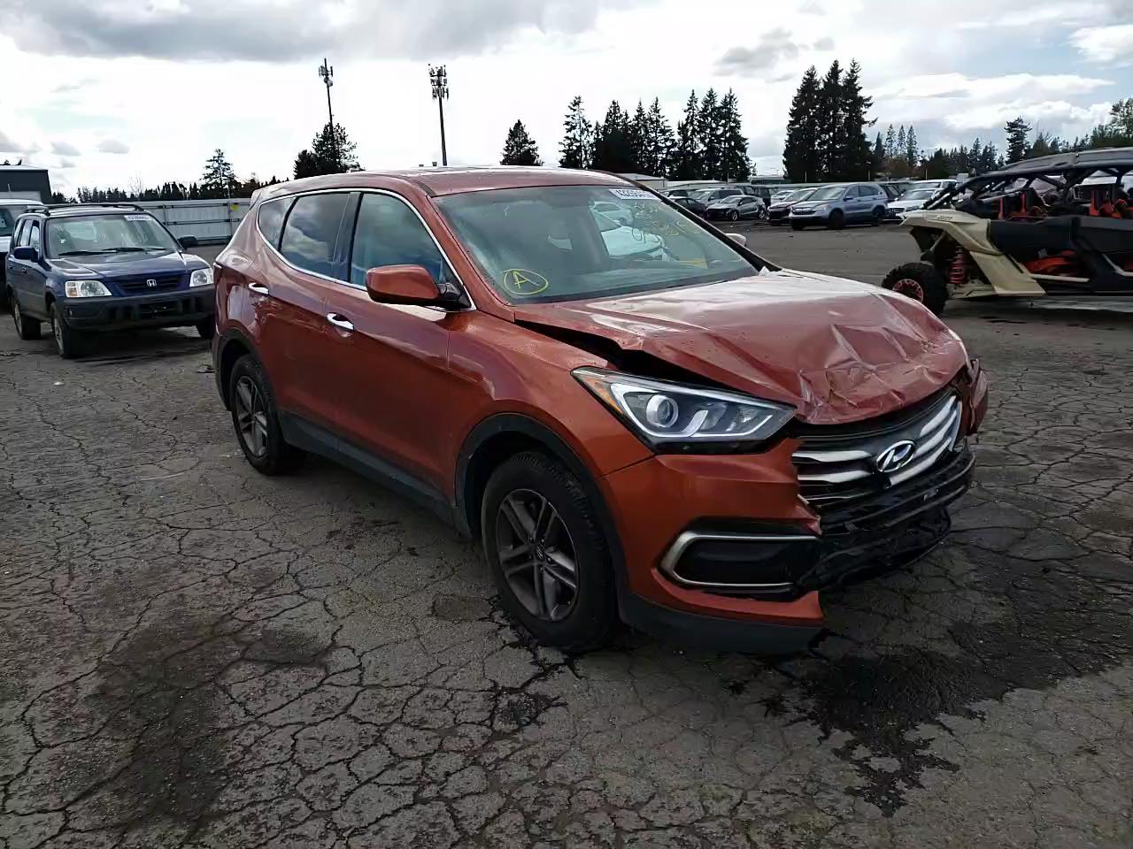 2017 HYUNDAI SANTA FE S 5XYZTDLB6HG444248