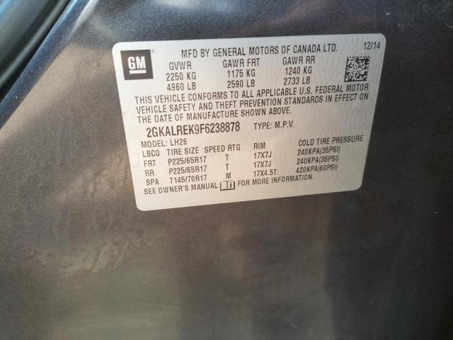 2GKALREK9F6238878 GMC Terrain Sle