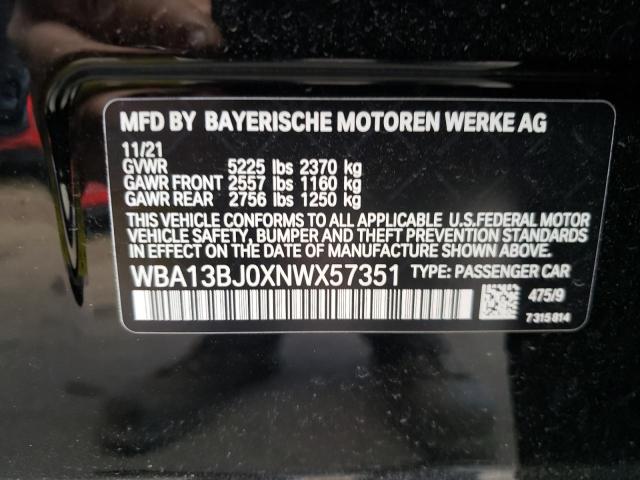 WBA13BJ0XNWX57351 BMW 530 XI