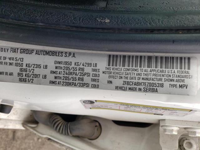 ZFBCFABH7EZ005318 Fiat 500l Easy