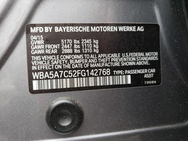 WBA5A7C52FG142768 BMW 528 XI