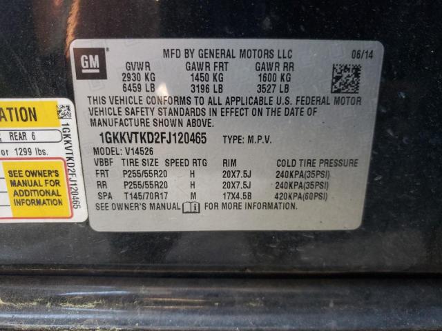 1GKKVTKD2FJ120465 GMC Acadia Denali