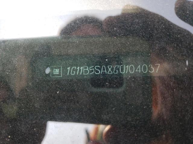 1G11B5SA8GU104037 Chevrolet Malibu Limited Ls