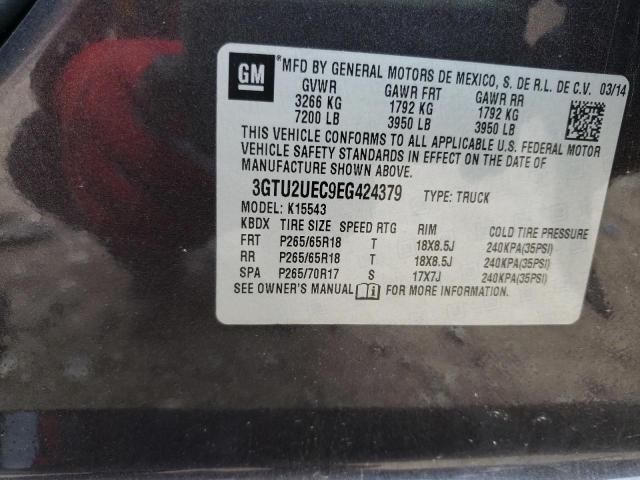 3GTU2UEC9EG424379 GMC Sierra K1500 Sle