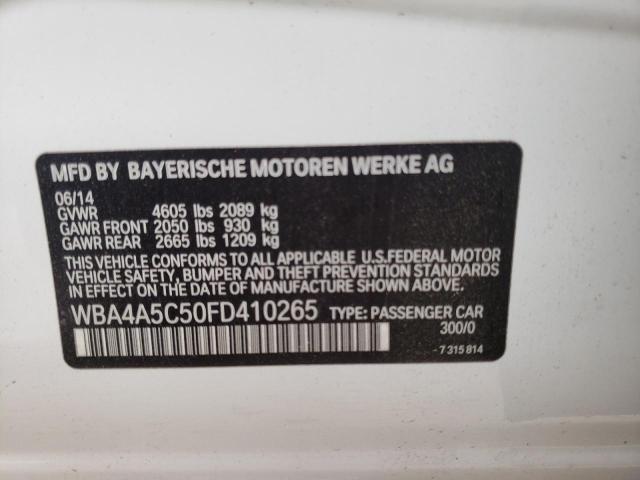WBA4A5C50FD410265 BMW 428 I Gran Coupe