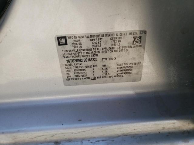 3GTU2UEC7EG166220 GMC Sierra K1500 Sle