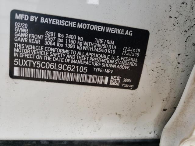 5UXTY5C06L9C62105 BMW X3 Xdrive30i