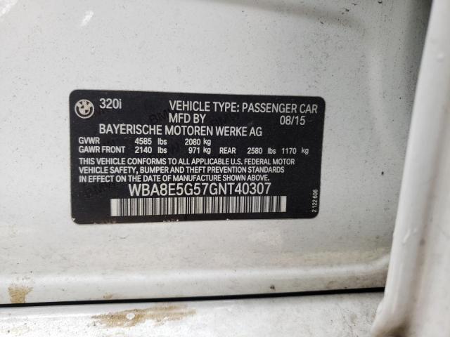 WBA8E5G57GNT40307 BMW 320 XI
