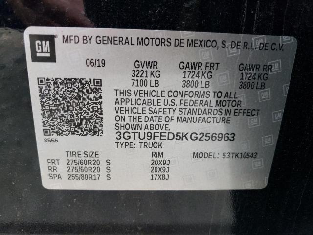 3GTU9FED5KG256963 GMC Sierra K1500 Denali