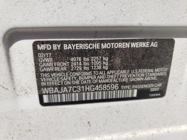 WBAJA7C31HG458596 BMW 530 XI