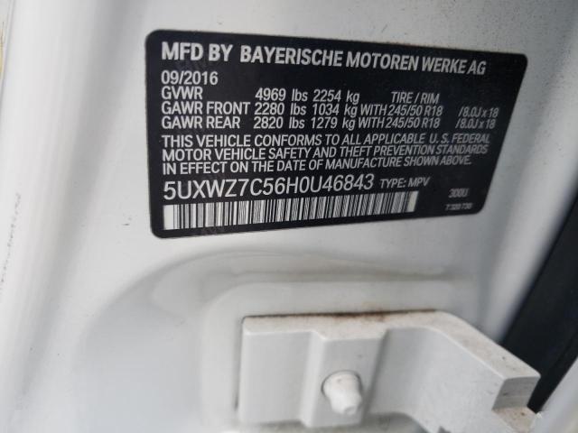 5UXWZ7C56H0U46843 BMW X3 Sdrive28i