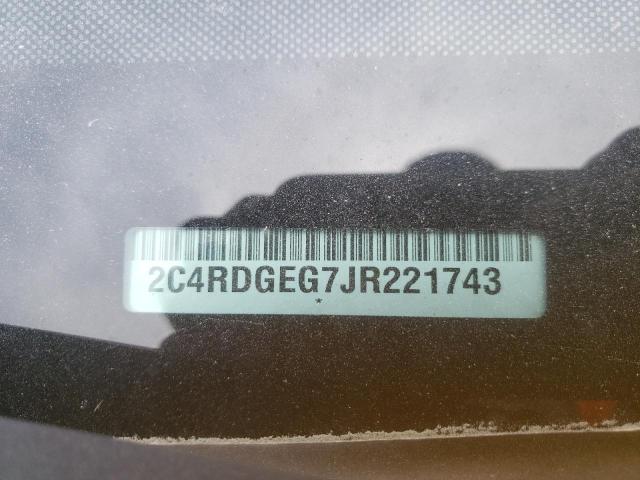 2C4RDGEG7JR221743 Dodge Grand Caravan Gt