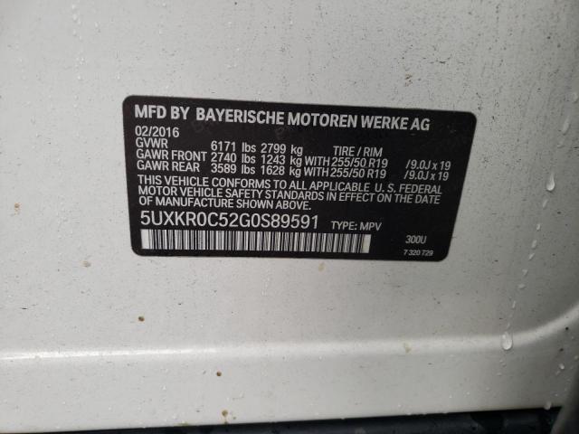 5UXKR0C52G0S89591 BMW X5 Xdrive35i
