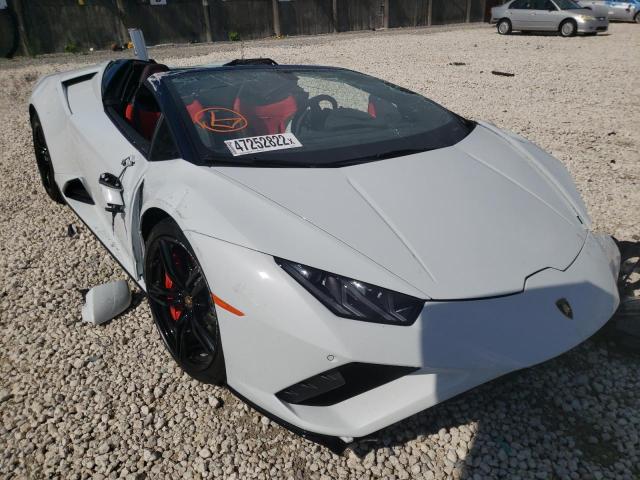 ZHWUT5ZF3NLA19638, 2022 Lamborghini Huracan Evo on Copart