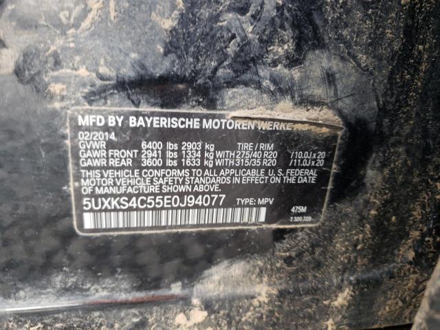 5UXKS4C55E0J94077 BMW X5 Xdrive35d